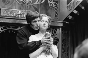 Actor Richard Chamberlain who is playing Hamlet at the Birmingham Repertory Theatre