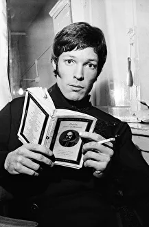 Actor Richard Chamberlain who is playing Hamlet at the Birmingham Repertory Theatre