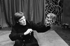 Actor Richard Chamberlain who is playing Hamlet at the Birmingham Repertory Theatre