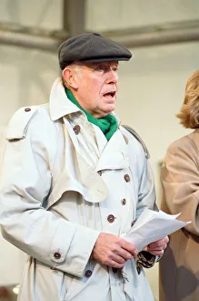 Speech Prints: Actor Richard Wilson at an NHS demonstration in Trafalgar Square. 20th November 1993