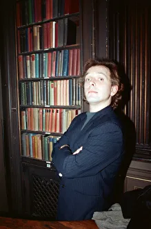 Actor Rik Mayall, at a press call for The New Statesman television programme