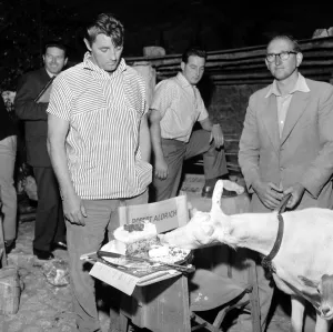 00094 Prints: Actor Robert Mitchum on the set of The Angry Hills