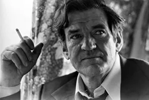 00749 Prints: Actor Rod Taylor is pictured during a break in filming whilst on location in Ireland