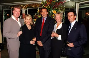 Actor Sean Blower with wife Shirley October 1997 At the Make A Wish fashion lunch