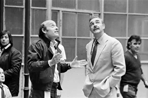 01463 Prints: Actor Sean Connery and Director Richard Lester on the set of Cuba'in Cadiz