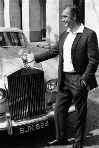 Actor Sean Connery at The Savoy Hotel before heading to Las Vegas to shoot the latest