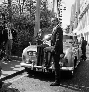 Actor Sean Connery at The Savoy Hotel before heading to Las Vegas to shoot the latest