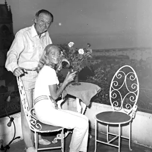 Actor Sid James celebrating his 19th wedding anniversary with his wife Valerie Ashton in