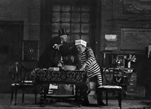 Prisoner Prints: Actor Stanley Cooke on stage in a scene from The Man From Mexico
