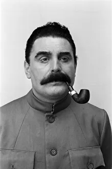 Actor Terence Rigby in character at the Birmingham Repertory Theatre. 11th May 1977