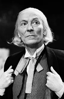 Actor William Hartnell - the first Doctor - pictured during rehearsals at Television