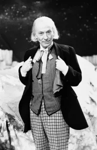 Actor William Hartnell - the first Doctor - pictured during rehearsals at Television