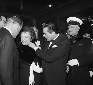 Actors Dirk Bogarde and Judy Garland 1963