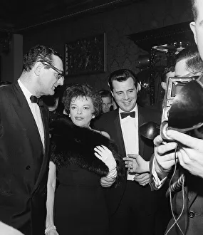 Actors Dirk Bogarde and Judy Garland 1963