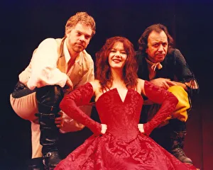 00055 Prints: Actors Michael silberry, Josie Lawrence and Robin Nedwell in the Royal Shakespeare