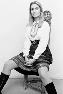 Actress Alexandra Bastedo voted the best foreign actress by Spanish television seen here