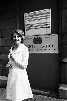 Actress Anne Reid marries Peter Eckersley at Jacksons Row Registry Office
