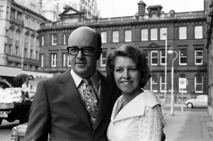 Actress Anne Reid marries Peter Eckersley at Jacksons Row Registry Office