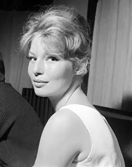 Seductive Prints: Actress Annette Vadim at the Cannes Film Festival May 1958