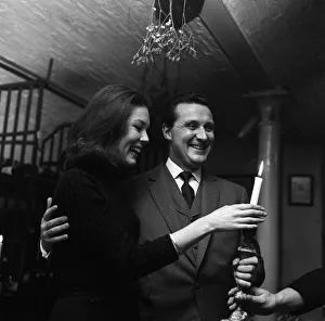 Actress Diana Rigg, 26, the new heroine of the television series The Avengers