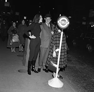 Actress Diana Rigg, 26, the new heroine of the television series The Avengers