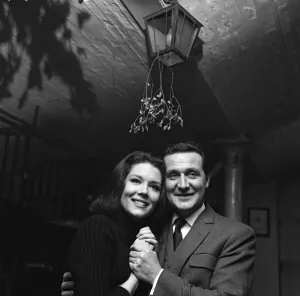 Actress Diana Rigg, 26, the new heroine of the television series The Avengers