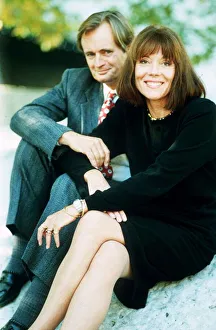 Actress Diana Rigg with Actor David McCallum - October 1989 dbase msi