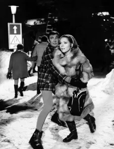 Actress Diana Rigg (ex television Avengers Girl) stars with George Lazenby who plays