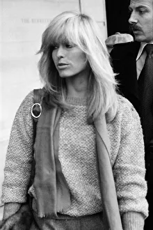 US actress Farrah Fawcett Majors, pictured during visit to London January 1979