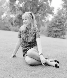 Amused Prints: Actress Felicity Kendal pictured in Battersea Gardens June 1967 Twenty year