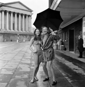 Actress Gail Grainger, who plays Shirley Hughes in the play The Man Most Likely to