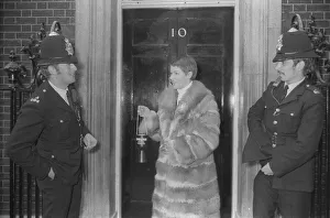 Relief Prints: Actress Glenda Jackson calls at No10 Downing street collecting for the charity Shelter