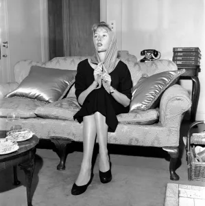 Actress: Gloria Grahame the Hollywood Star has arrived in this country to make a film