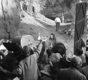 Actress Haya Harareet during the making of the film Ben Hur in Rome October 1958