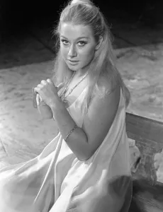 Actress Helen Mirren as Cressida, in a scene from Troilus and Cressida