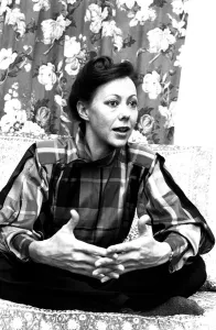 Actress Jenny Agutter during an interview about her forthcoming photography exhibition