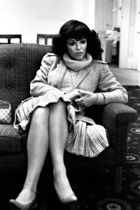 00454 Prints: Actress Joan Collins in Newcastle on 27th February 1980 to promote her latest film