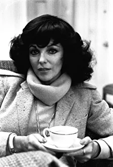 Actress Joan Collins in Newcastle on 27th February 1980 to promote her latest film