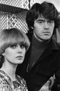 Actress Joanna Lumley models her Purdey'haircut with its creator