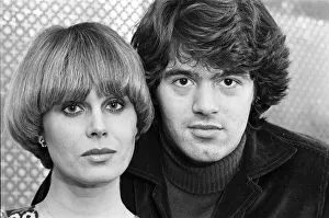 Actress Joanna Lumley models her Purdey'haircut with its creator