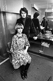 Actress Joanna Lumley models her Purdey'haircut with its creator