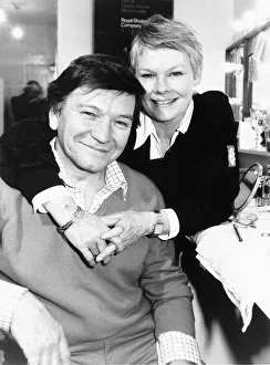 Actress Judi Dench with actor husband Michael Williams who star together in the TV