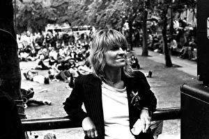 00478 Prints: Actress Julie Christie attends a Stop the War Games Rally at Eldon Square in Newcastle 13