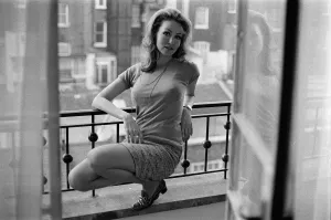 Fashions Prints: Actress Julie Newmar who played Catwoman in the Batman TV series 1968