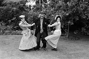 Kids Prints: Actress Lorraine Chase (left) appears in the new series of Worzel Gummidge