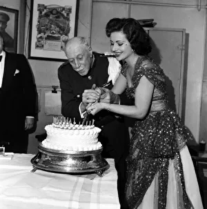 Cutting Prints: Actress Margaret Lockwood seen here at the Granada Cinema Willesden