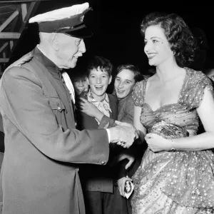 Actress Margaret Lockwood seen here at the Granada Cinema Willesden