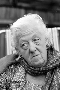 Actress Margaret Rutherford September 1963 Pictured at home Gerrards Cross
