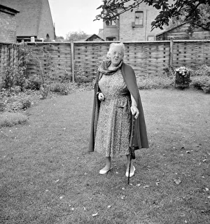 Actress Margaret Rutherford September 1963 Pictured at home Gerrards Cross Bucks