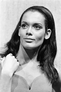 01189 Prints: Actress Martine Beswick on the set of Thunderball'at Pinewood Studios